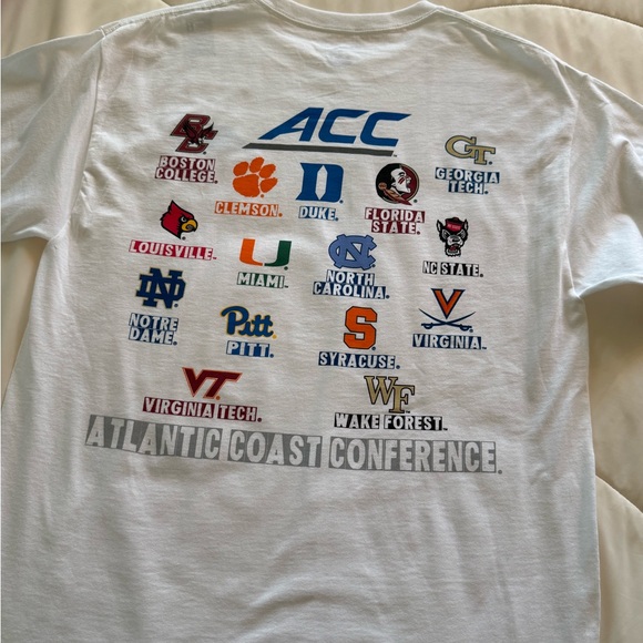 Champion White T-Shirt with Blue ACC Logo - Picture 7 of 7